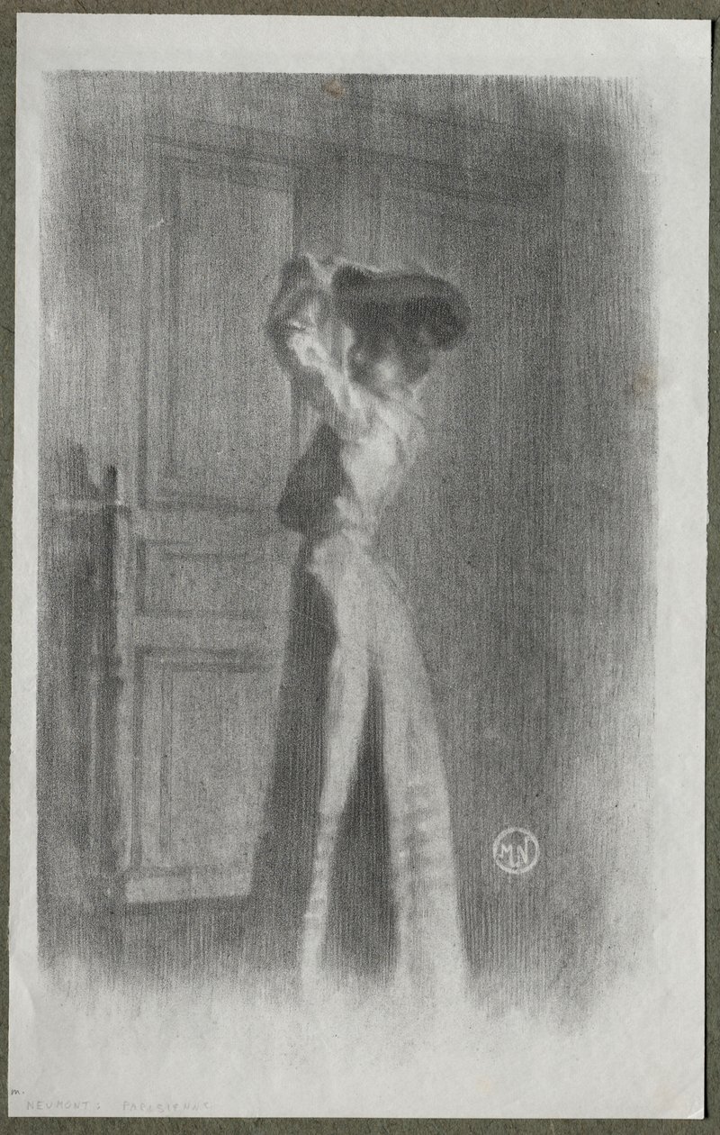 Fashionable Woman by Maurice Louis Henri Neumont