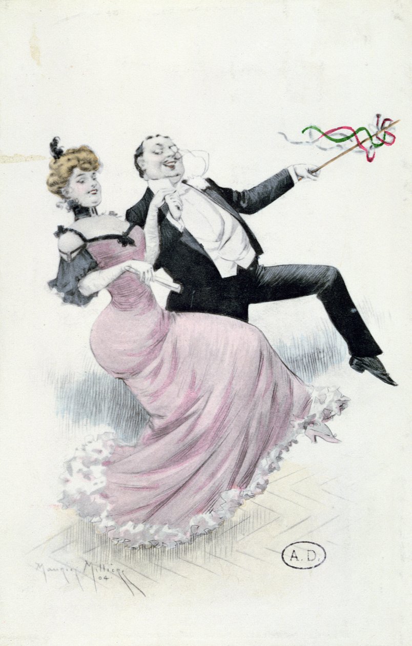Joie de Vivre, postcard by Maurice Millière