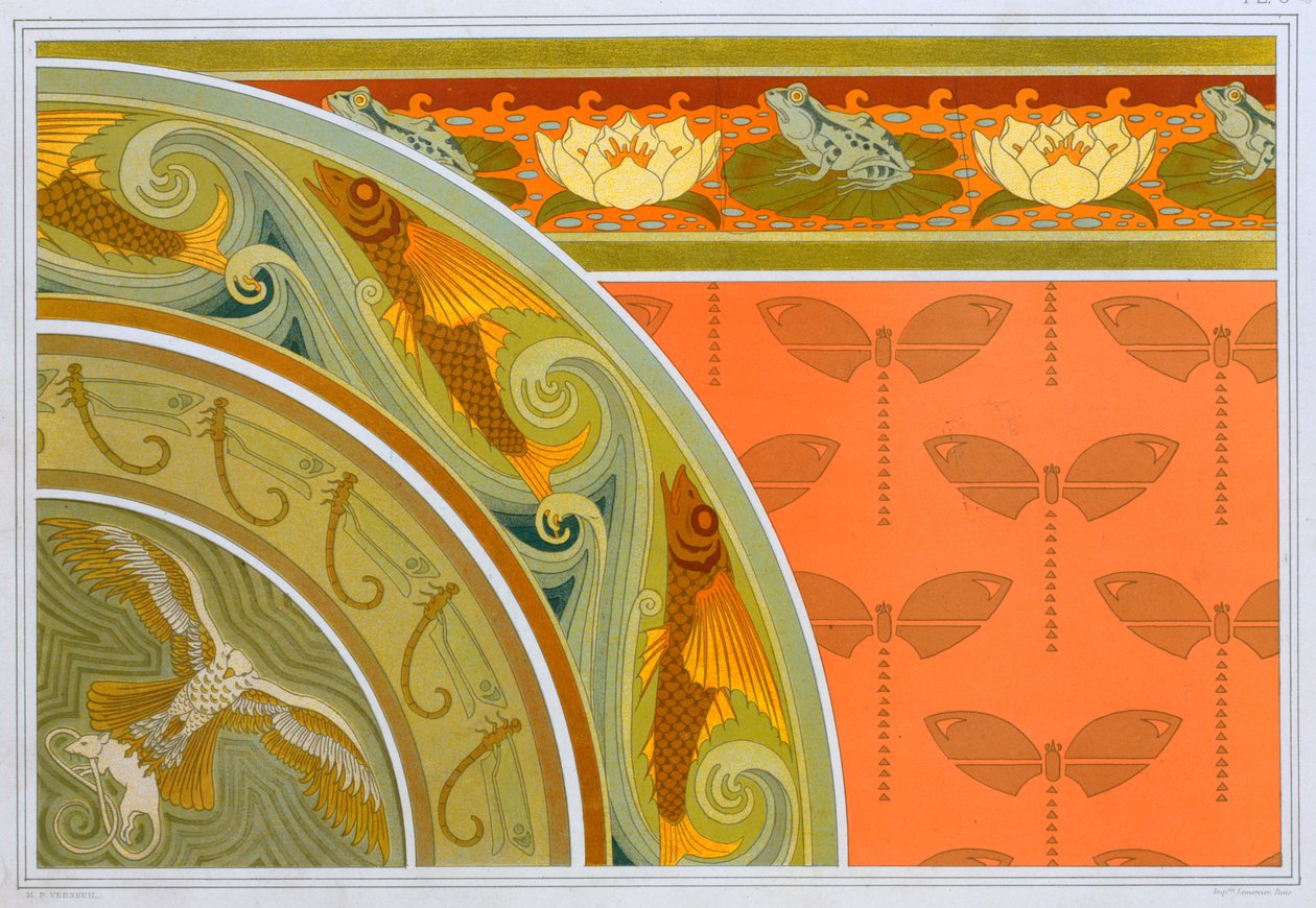 Designs for Wallpaper Borders by Maurice Pillard Verneuil