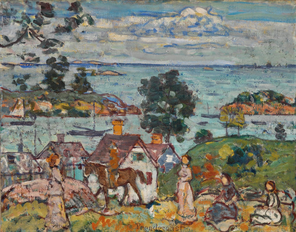 Gloucester Harbor by Maurice Prendergast