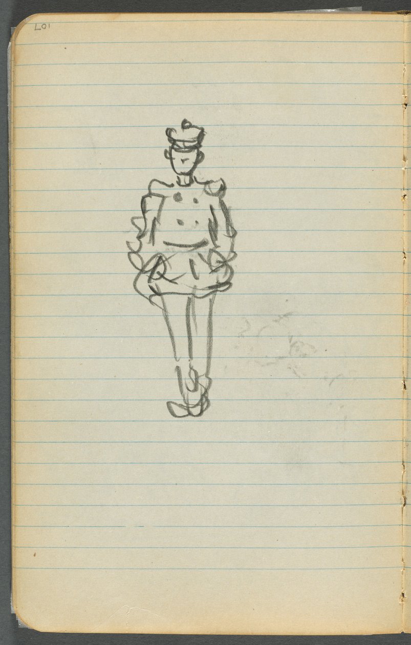 Sketchbook: Sailor by Maurice Prendergast