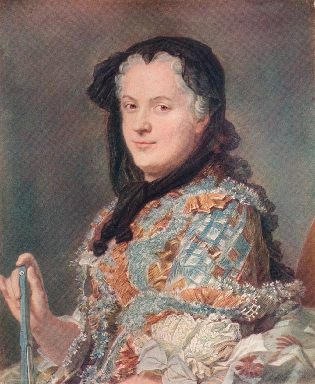 Marie Leczinska by Maurice Quentin de La Tour