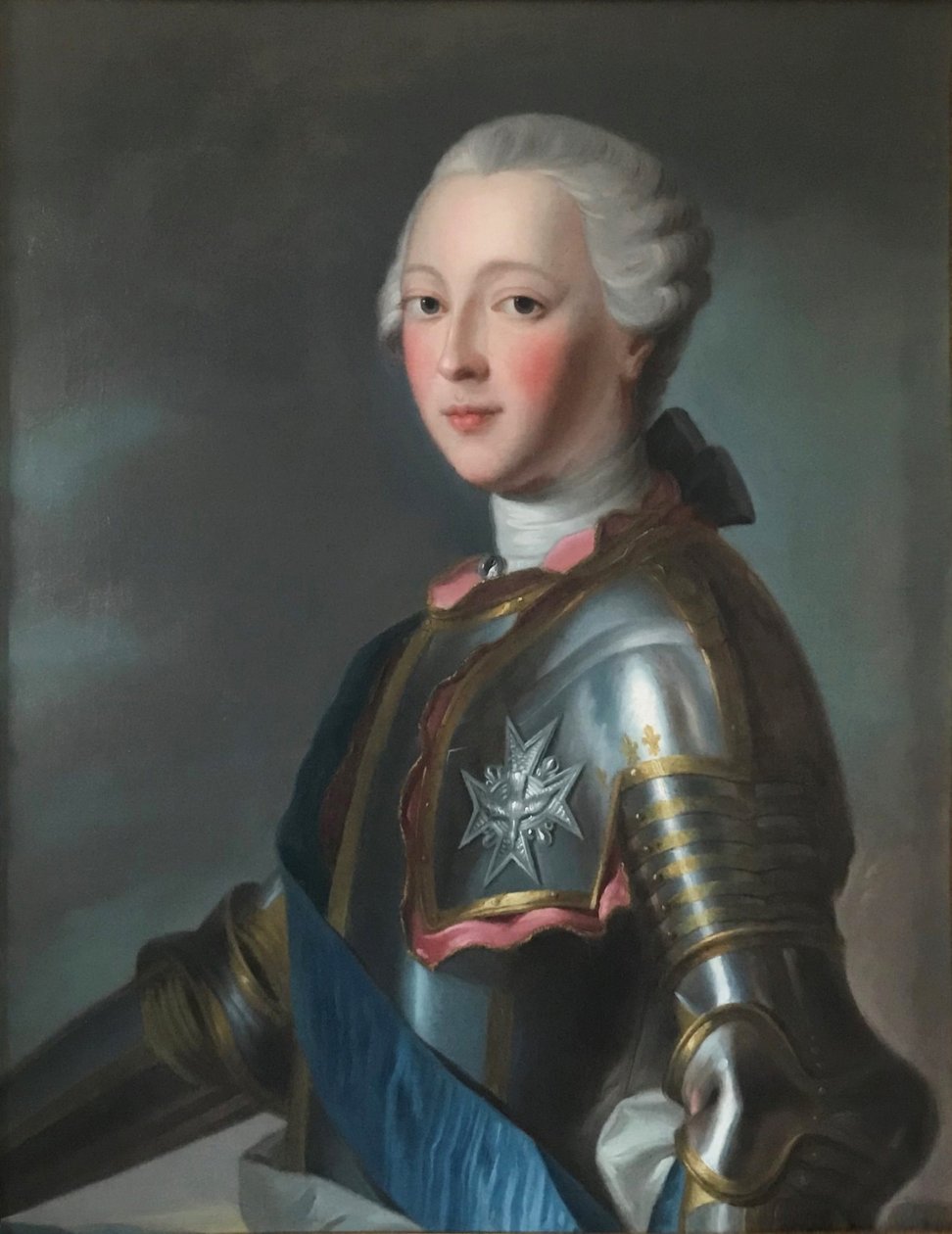 Portrait of Louis-Jean-Marie de Bourbon, Duke of Penthièvre by Maurice Quentin de La Tour