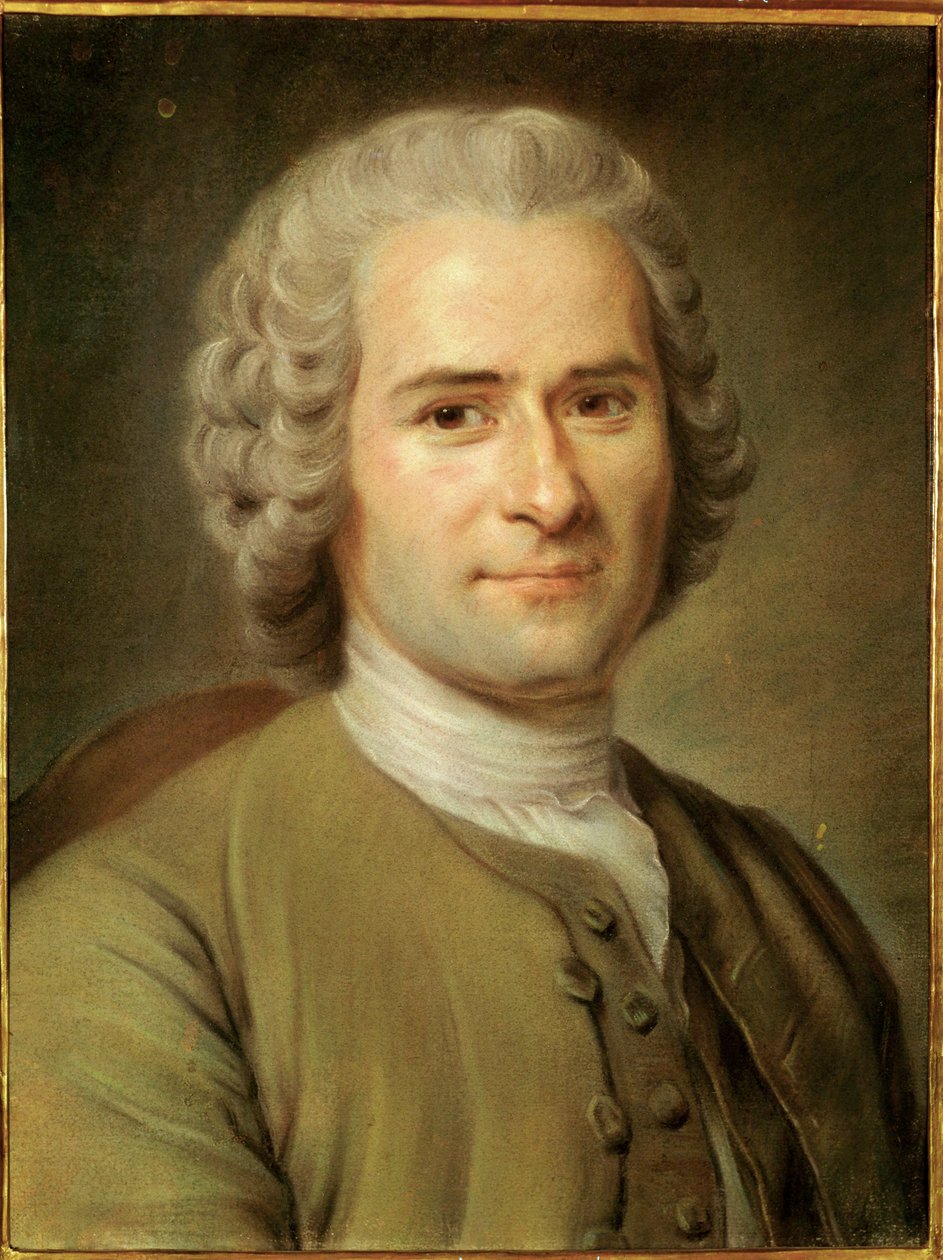 Jean-Jacques Rousseau, Philosopher and Author by Maurice Quentin de la Tour