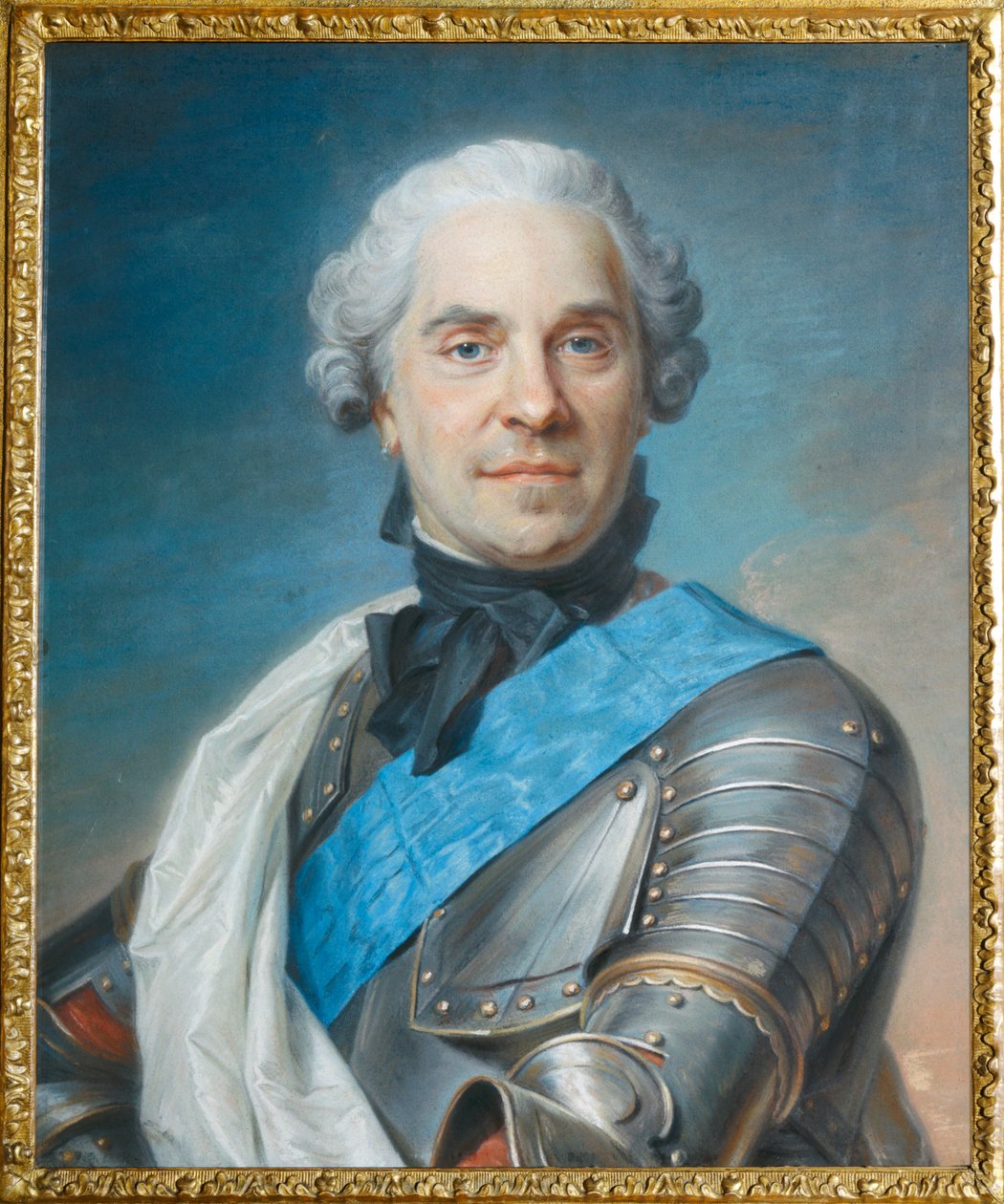 Maurice de Saxe, Count of Saxony, Marshal of France by Maurice Quentin de La Tour