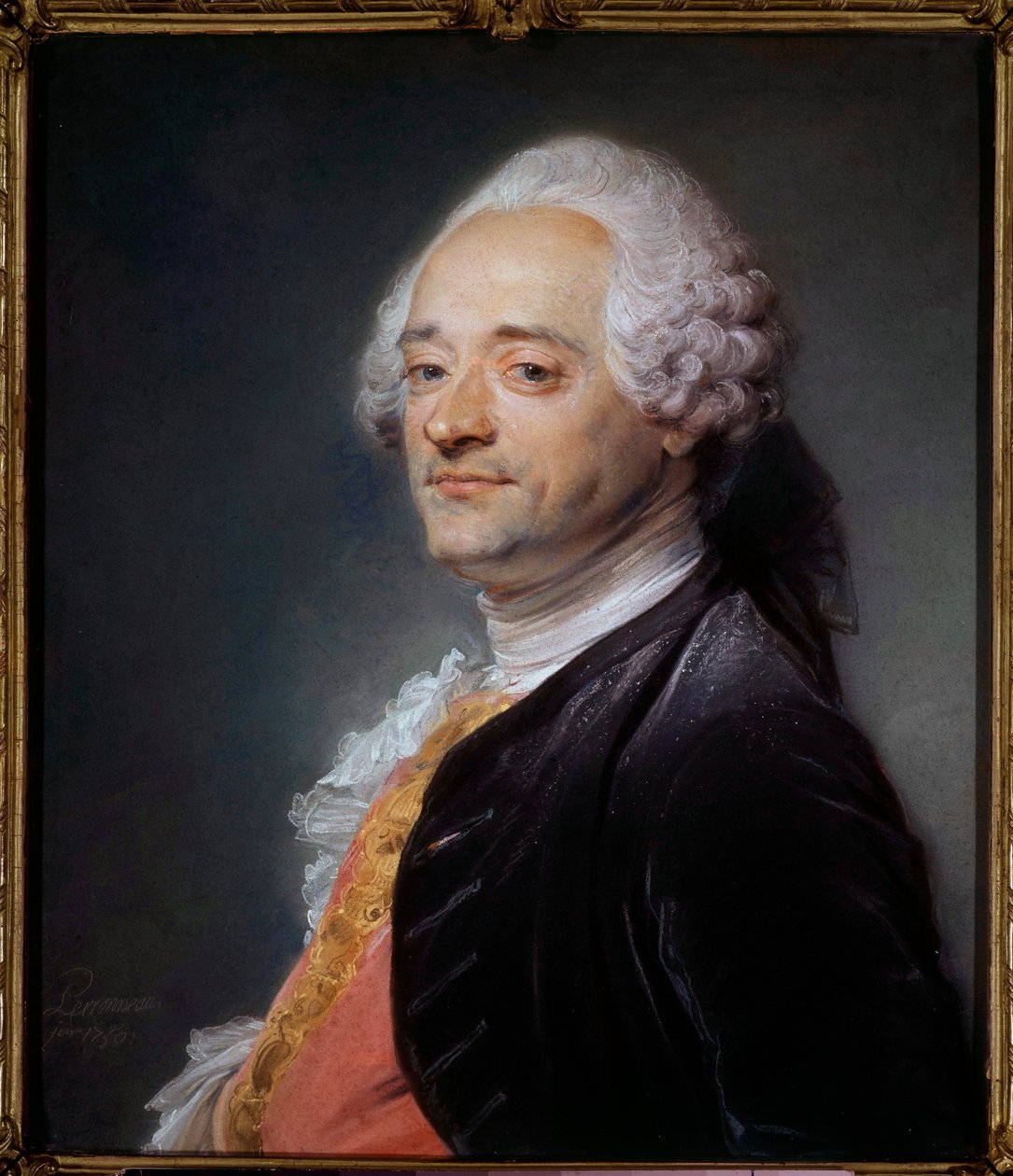 Portrait of the painter Maurice Quentin Delatour by Maurice Quentin de La Tour