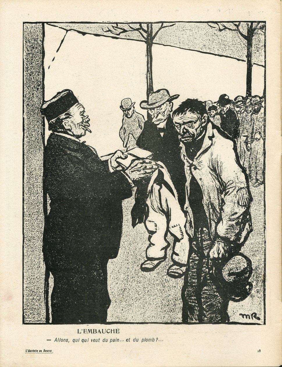 The Butter Plate, number 210, Satirical in Colors by Maurice Radiguet