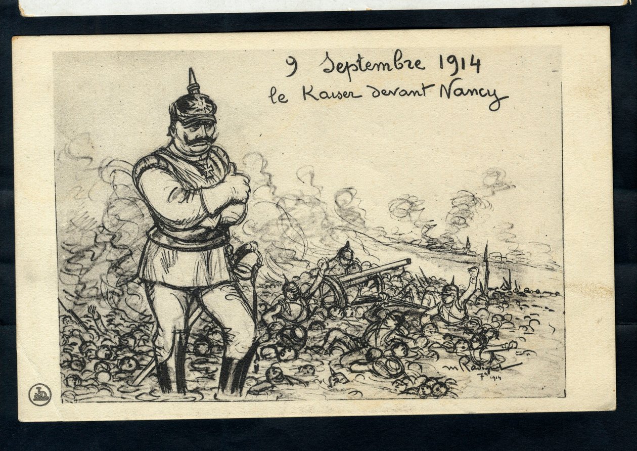 Postcard, Satirical in B & W by Maurice Radiguet