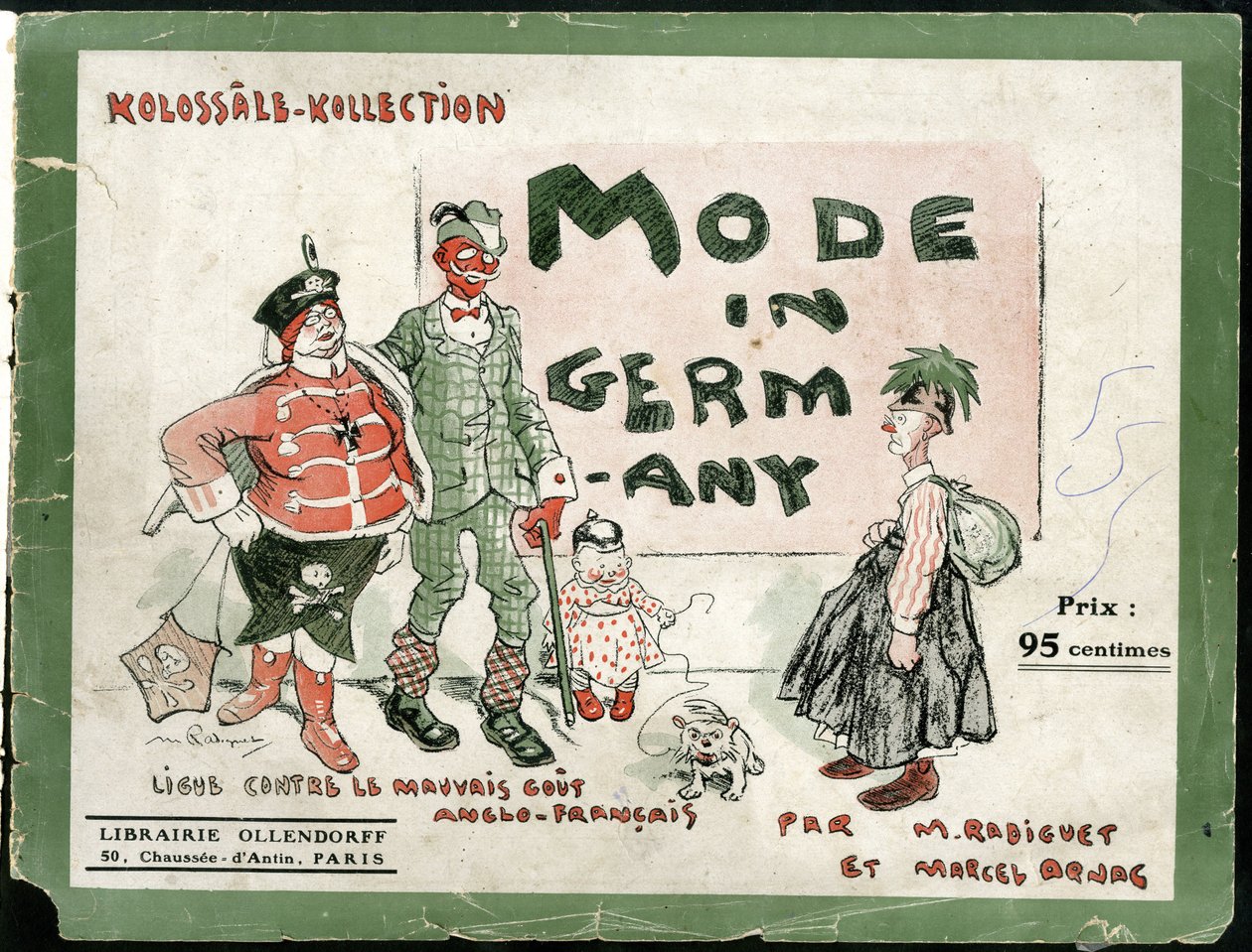 In Mode in Germany, ca. 1915 - War of 14-18, Germany Prussia, Fashion, Ugliness by Maurice Radiguet