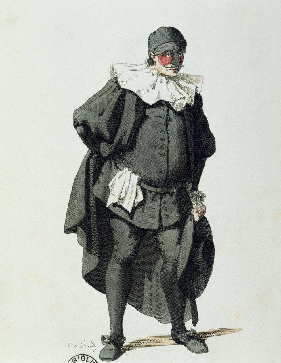 Dottor Balanzone in 1653 by Maurice Sand