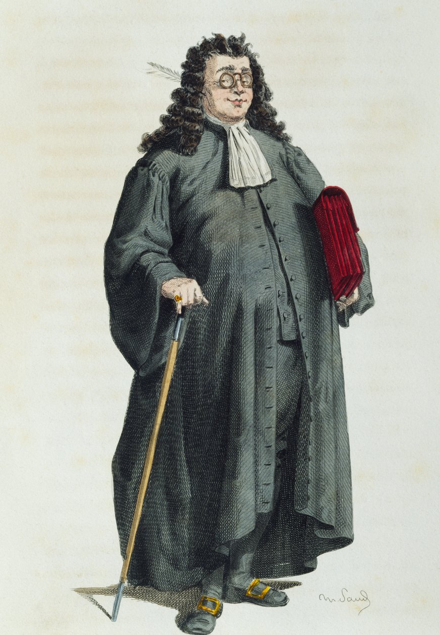 Notary or Lawyer in 1725 by Maurice Sand