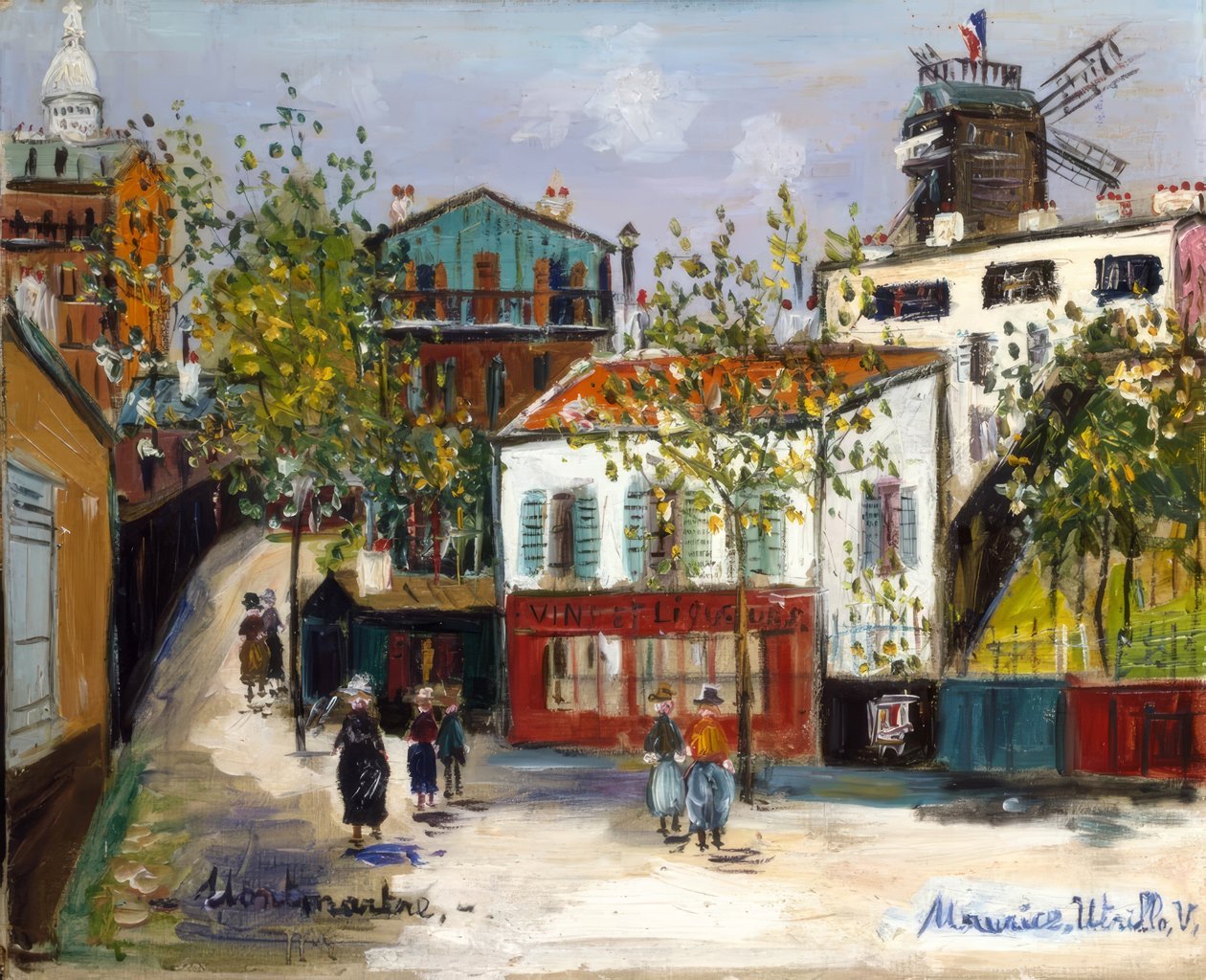 The Maquis in Montmartre by Maurice Utrillo