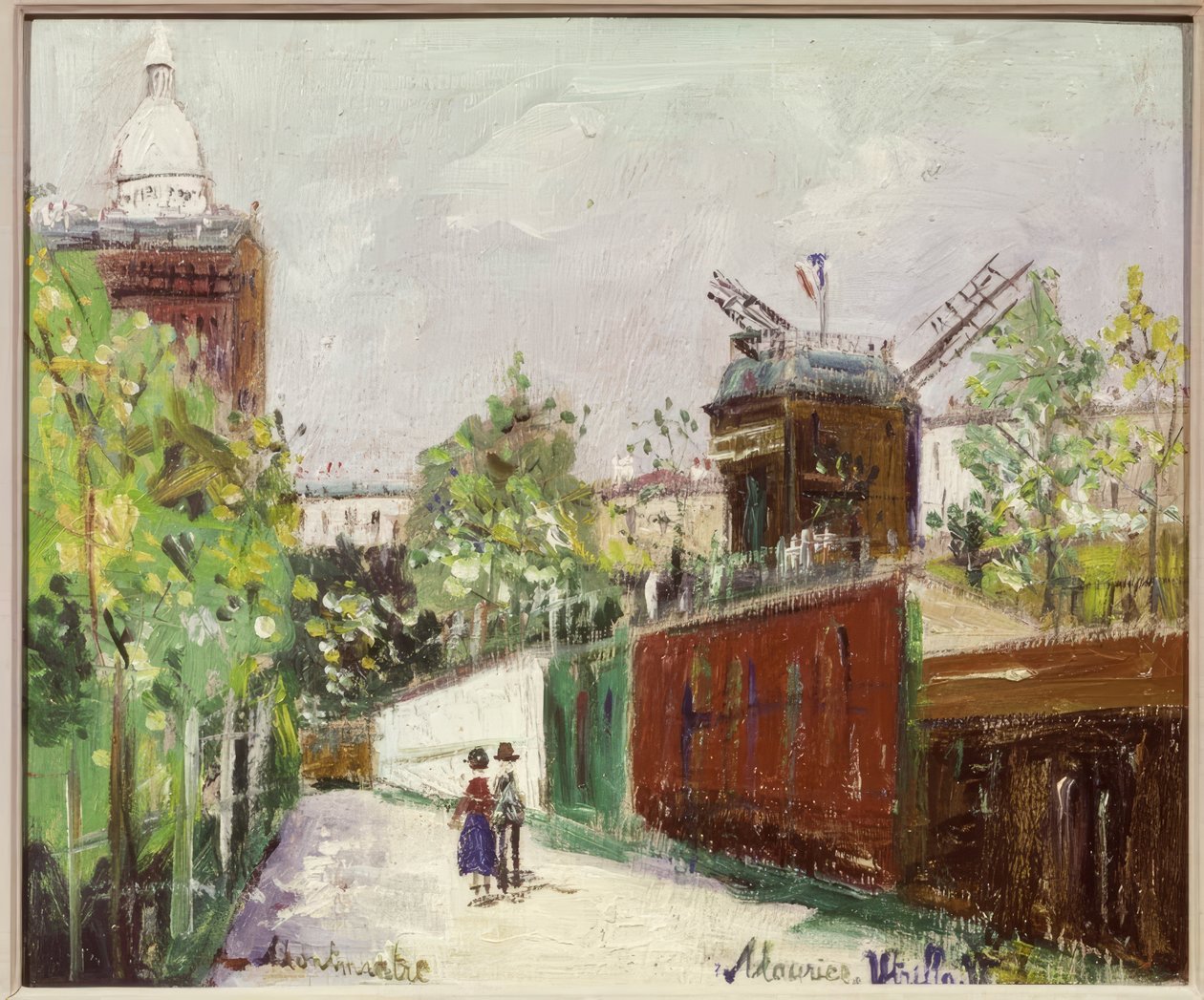 The Moulin de la Galette by Maurice Utrillo