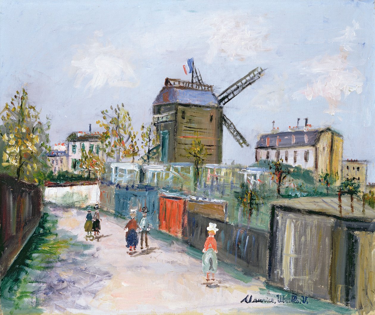 The Moulin de la Galette, c.1930 by Maurice Utrillo