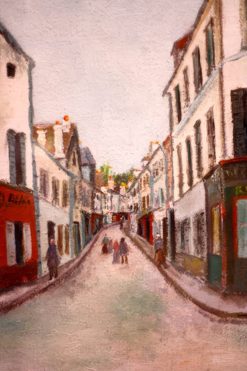 Street in Pontoise by Maurice Utrillo