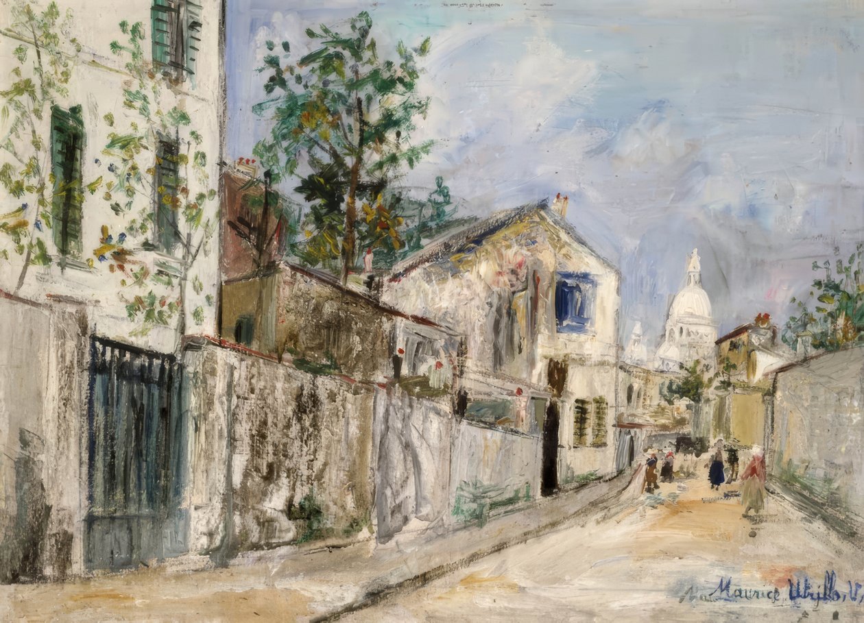 Street of the Watering Place by Maurice Utrillo