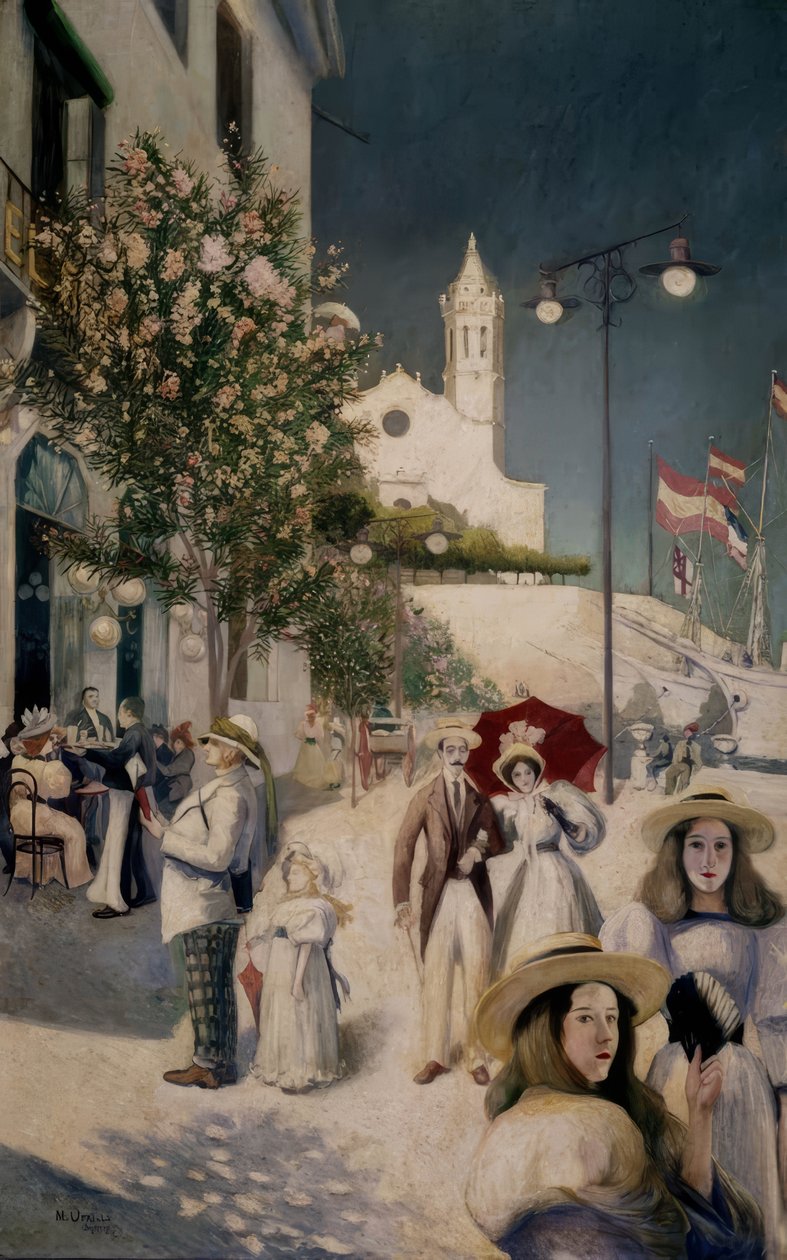 Sitges of the Pre-Winter – 20th Century by Maurice Utrillo