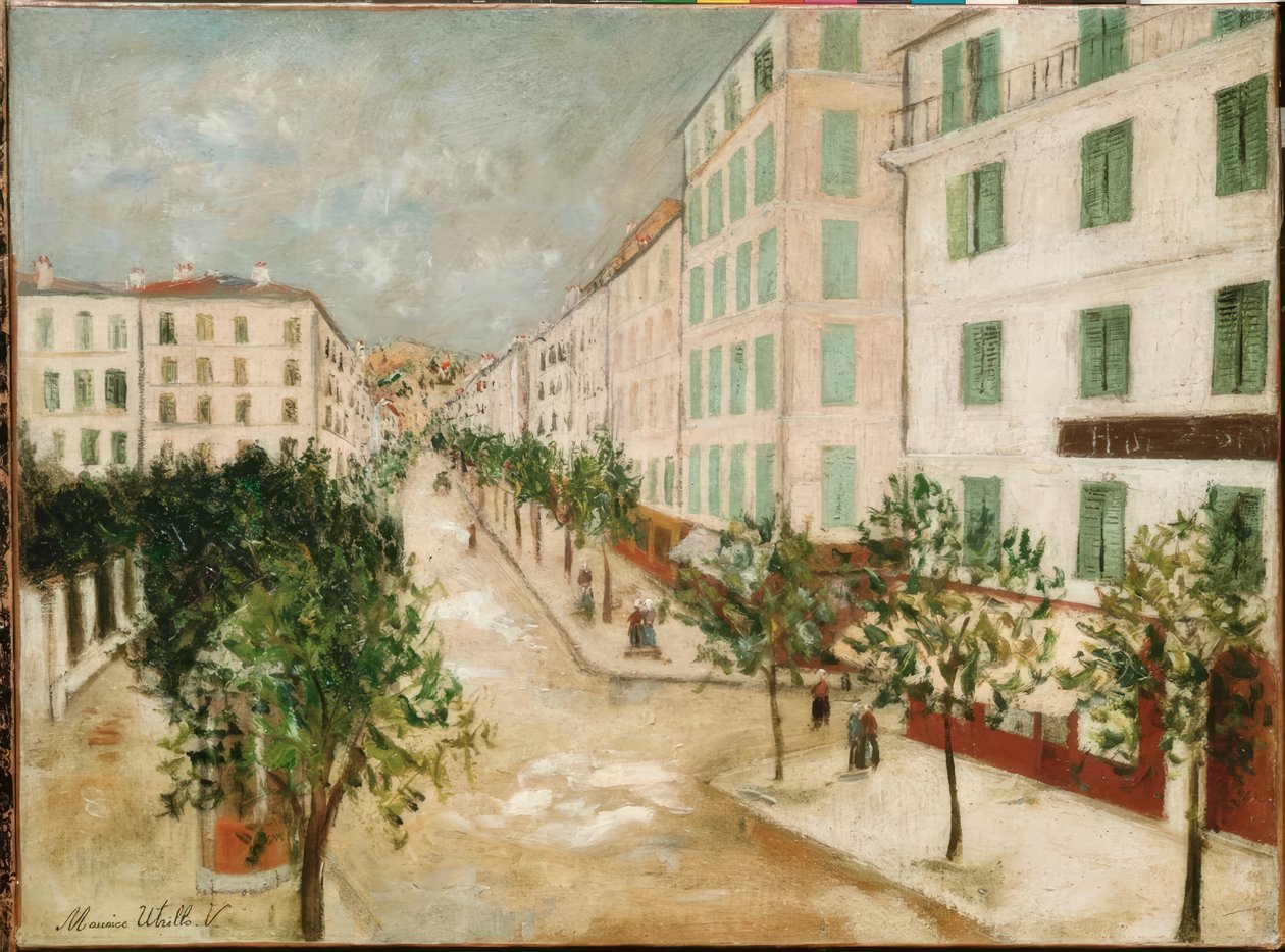 Street in Corte, Corsica by Maurice Utrillo