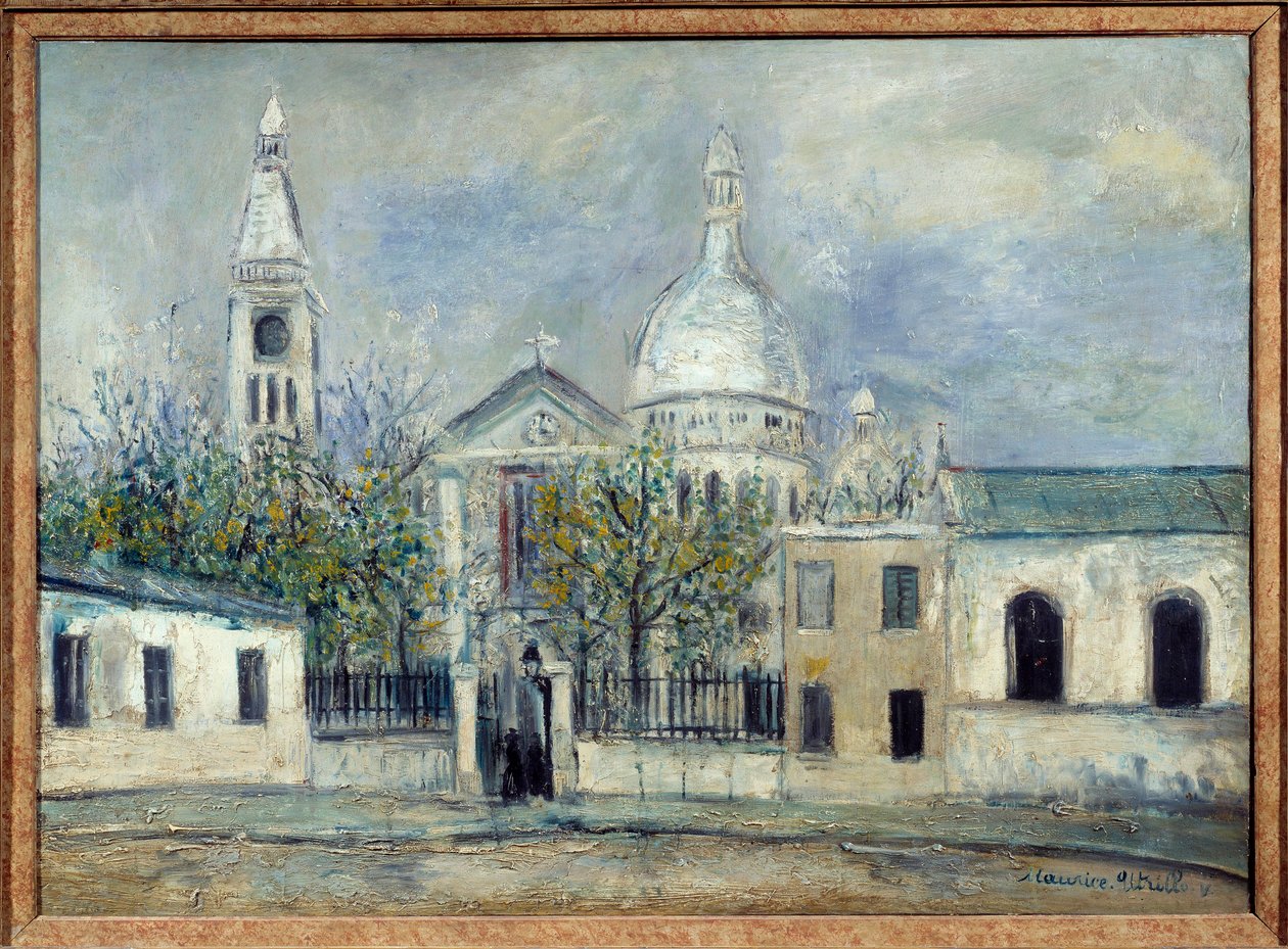The Church of Saint Peter in Montmartre by Maurice Utrillo