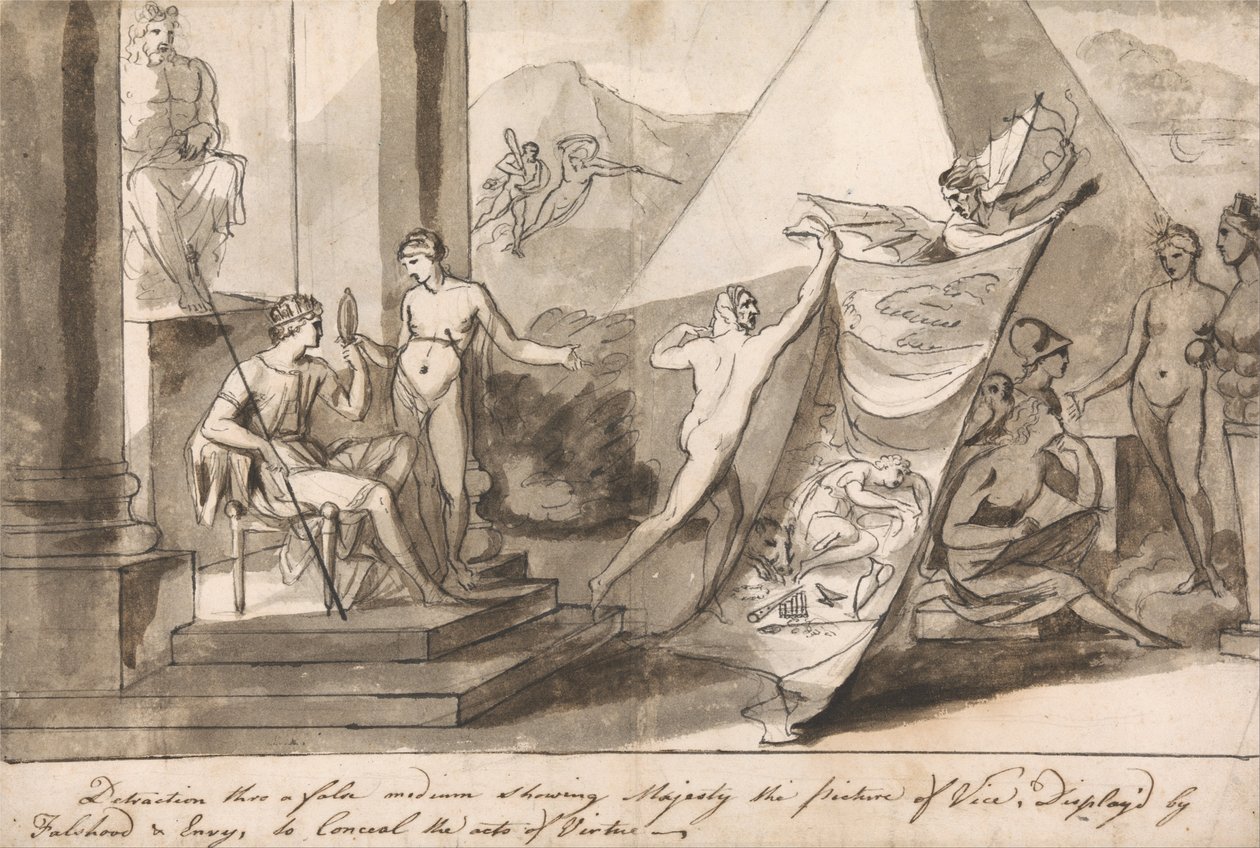 An Allegory on the Plight of the Artist by Mauritius Lowe