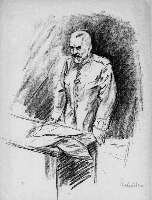 Chancellor von Bethmann Hollweg by Max Liebermann