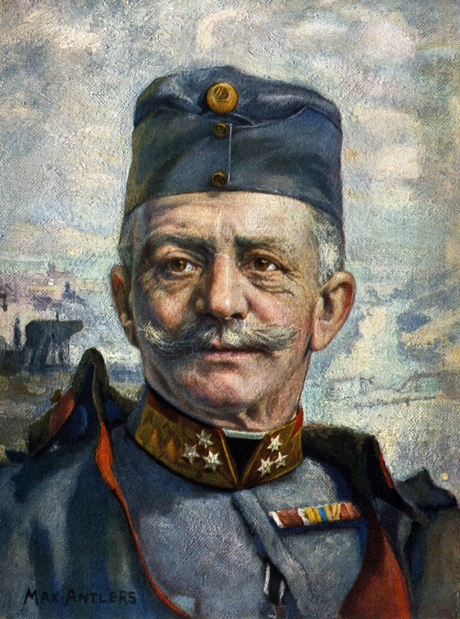 Portrait of Conrad von Hotzendorf, marshal of the Austro-Hungarian Army by Max Antlers