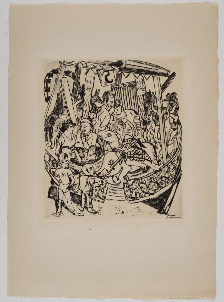 The Carousel by Max Beckmann