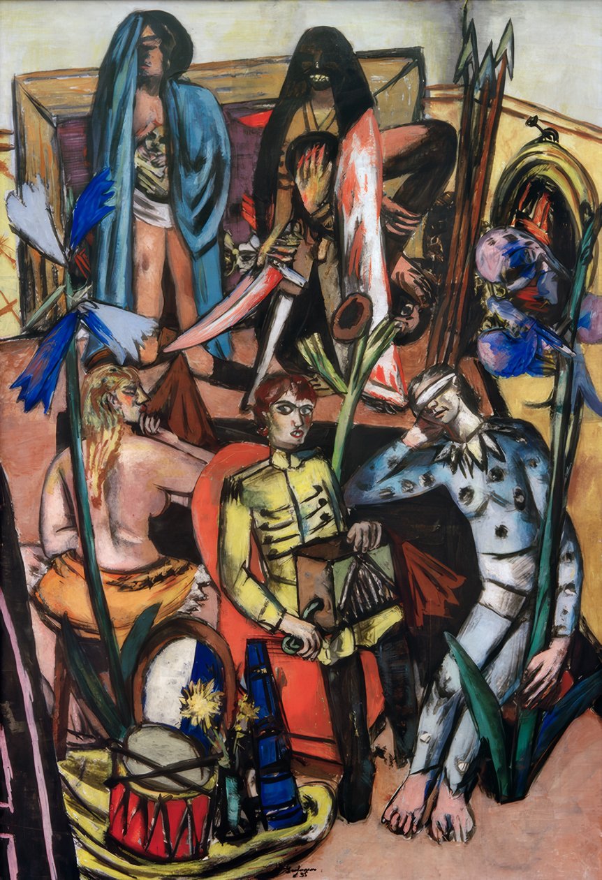 The Hurdy-Gurdy Man (The Song of Life) by Max Beckmann