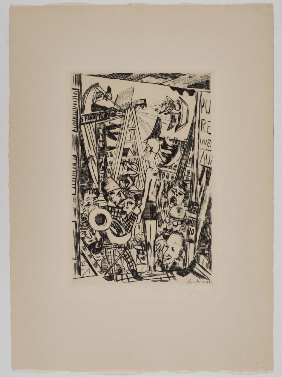 The Tall Man by Max Beckmann