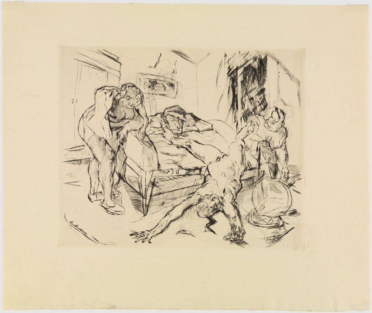 The Night by Max Beckmann