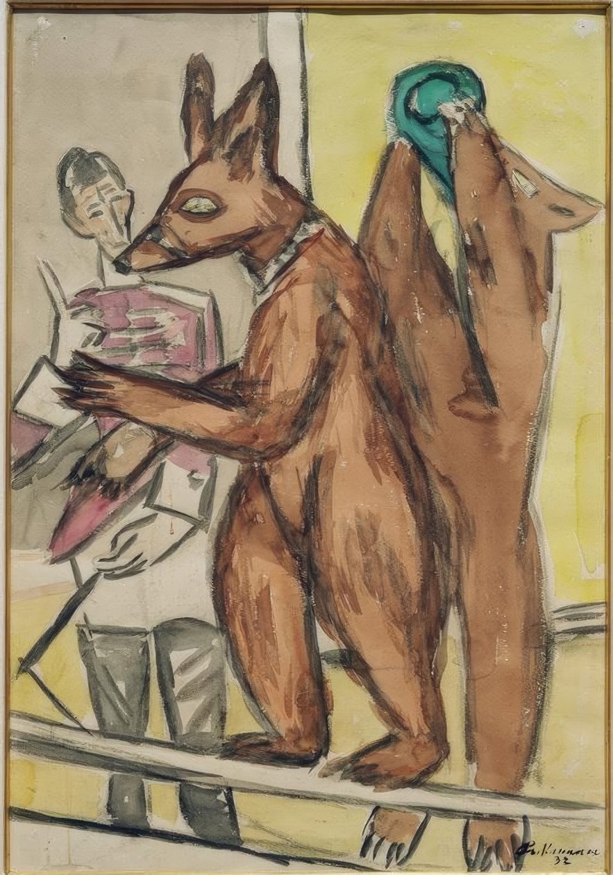 Trained Bears by Max Beckmann