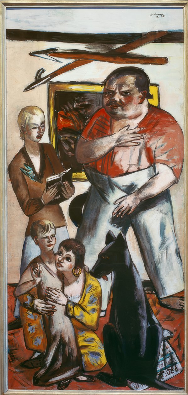George Family Portrait by Max Beckmann