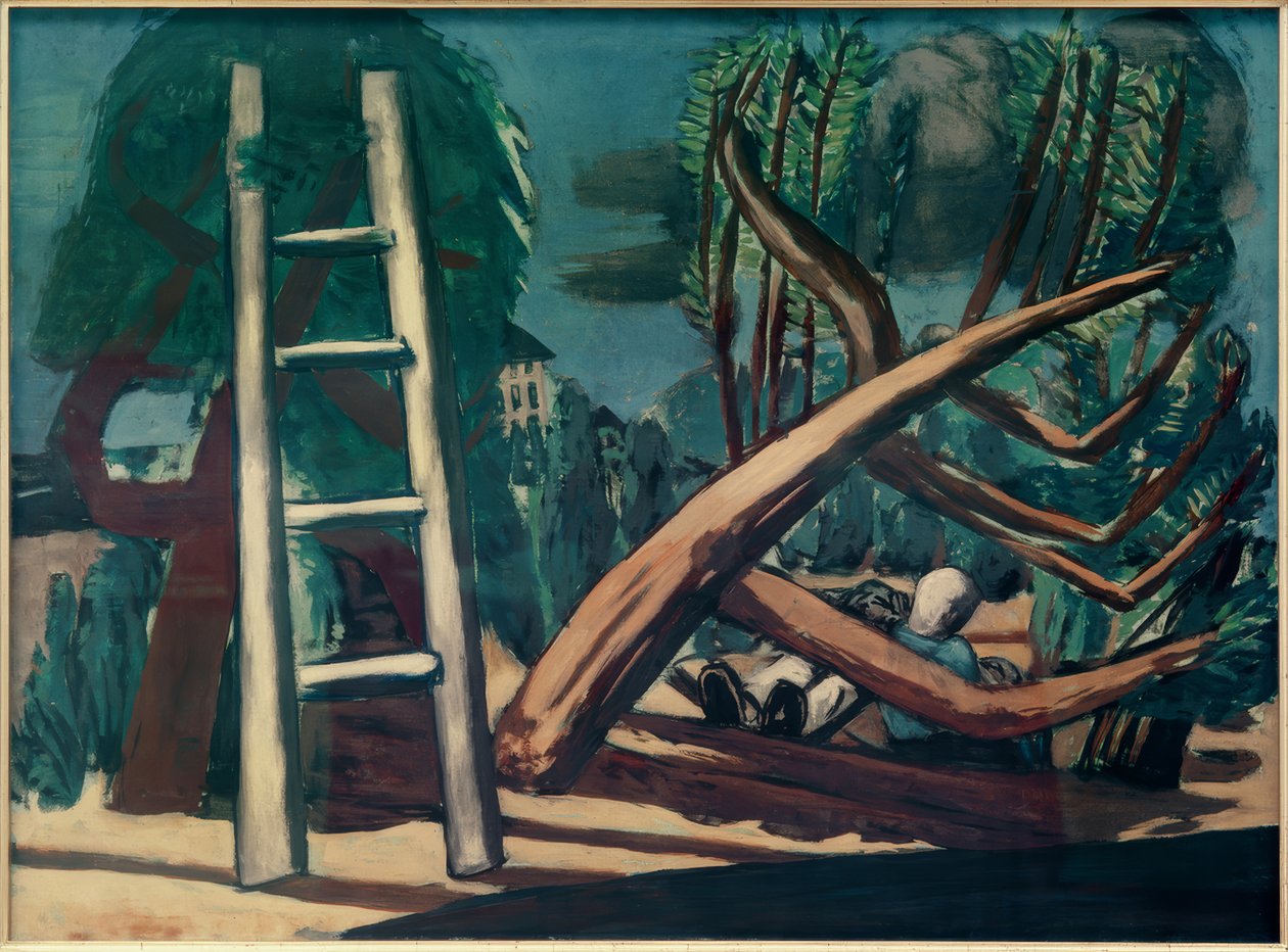 Great Thunderstorm Landscape by Max Beckmann