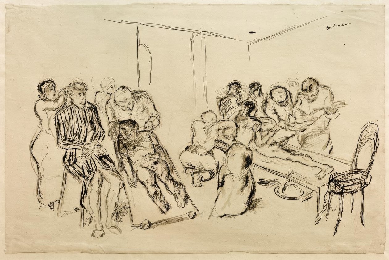 Large Operating Room by Max Beckmann