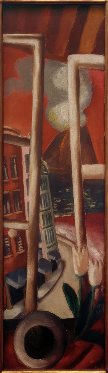 Landscape with Vesuvius by Max Beckmann
