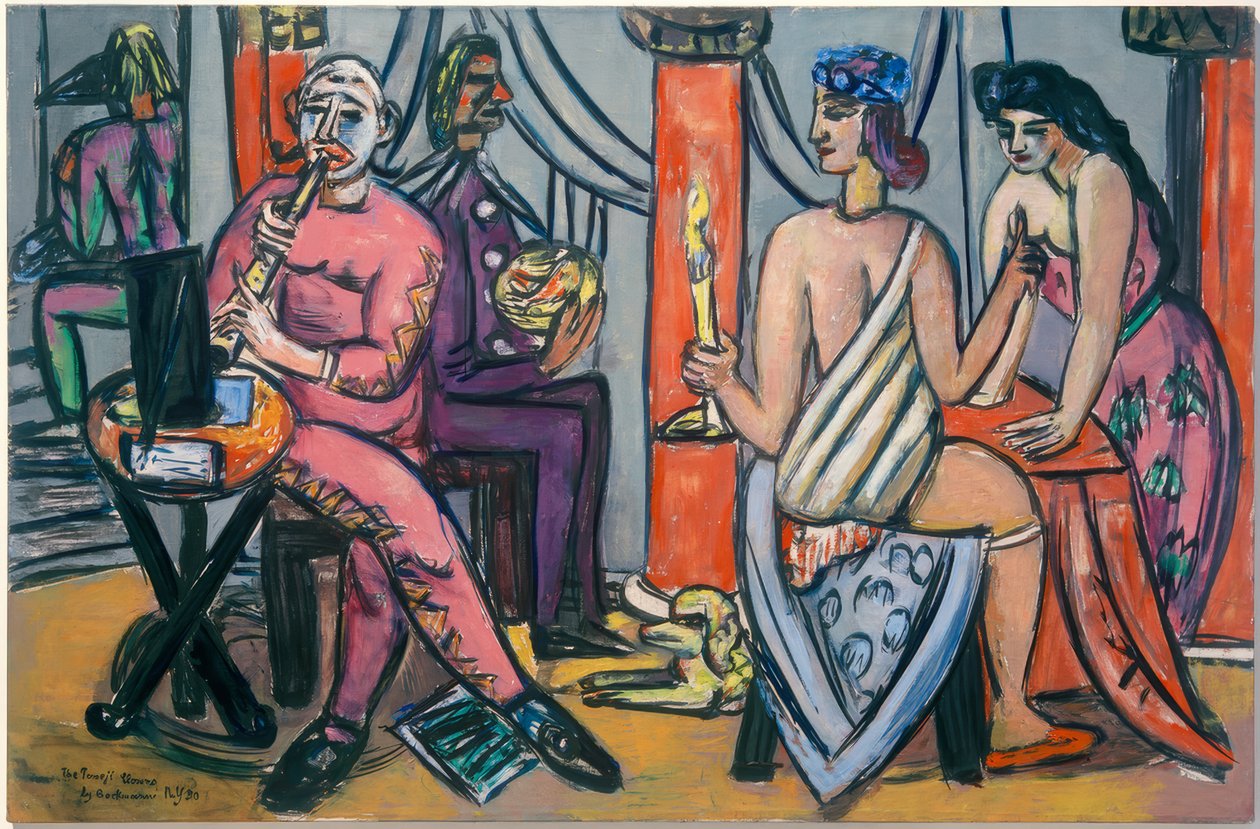Pompeii Clowns by Max Beckmann