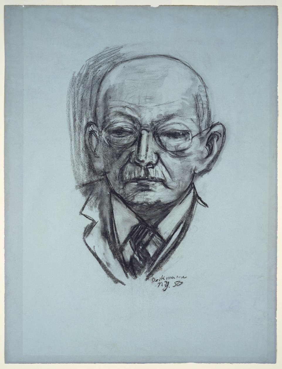 Portrait of Georg Swarzenski by Max Beckmann