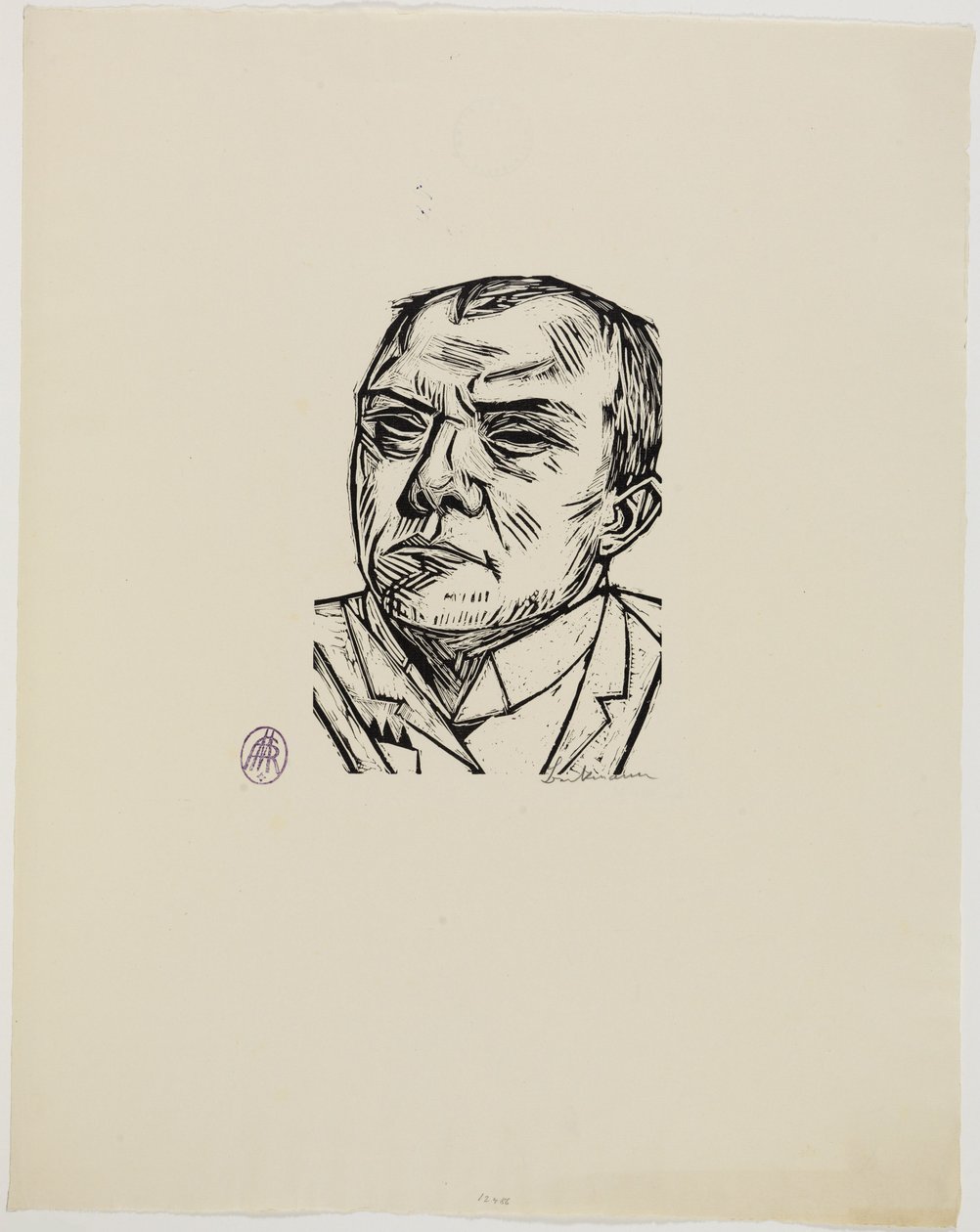 Self-Portrait by Max Beckmann
