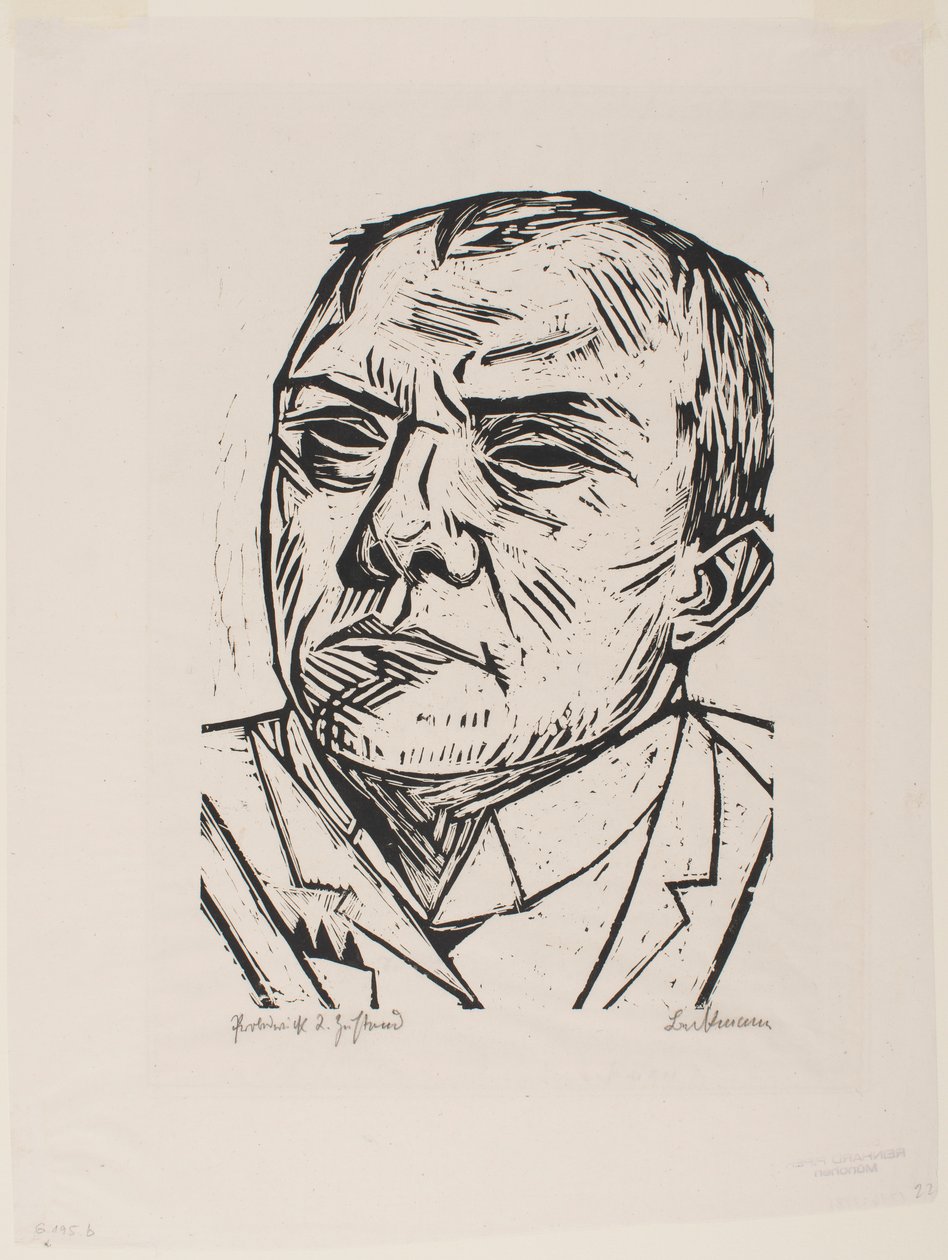 Self-Portrait by Max Beckmann