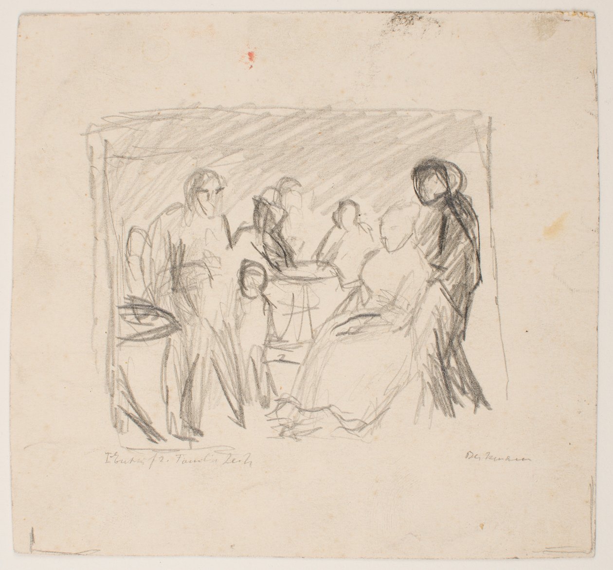 Sketch for Zech Family by Max Beckmann