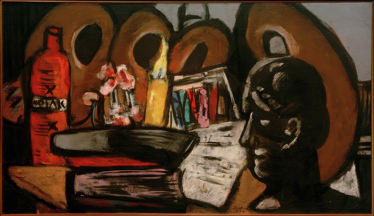 Still Life with Palettes by Max Beckmann