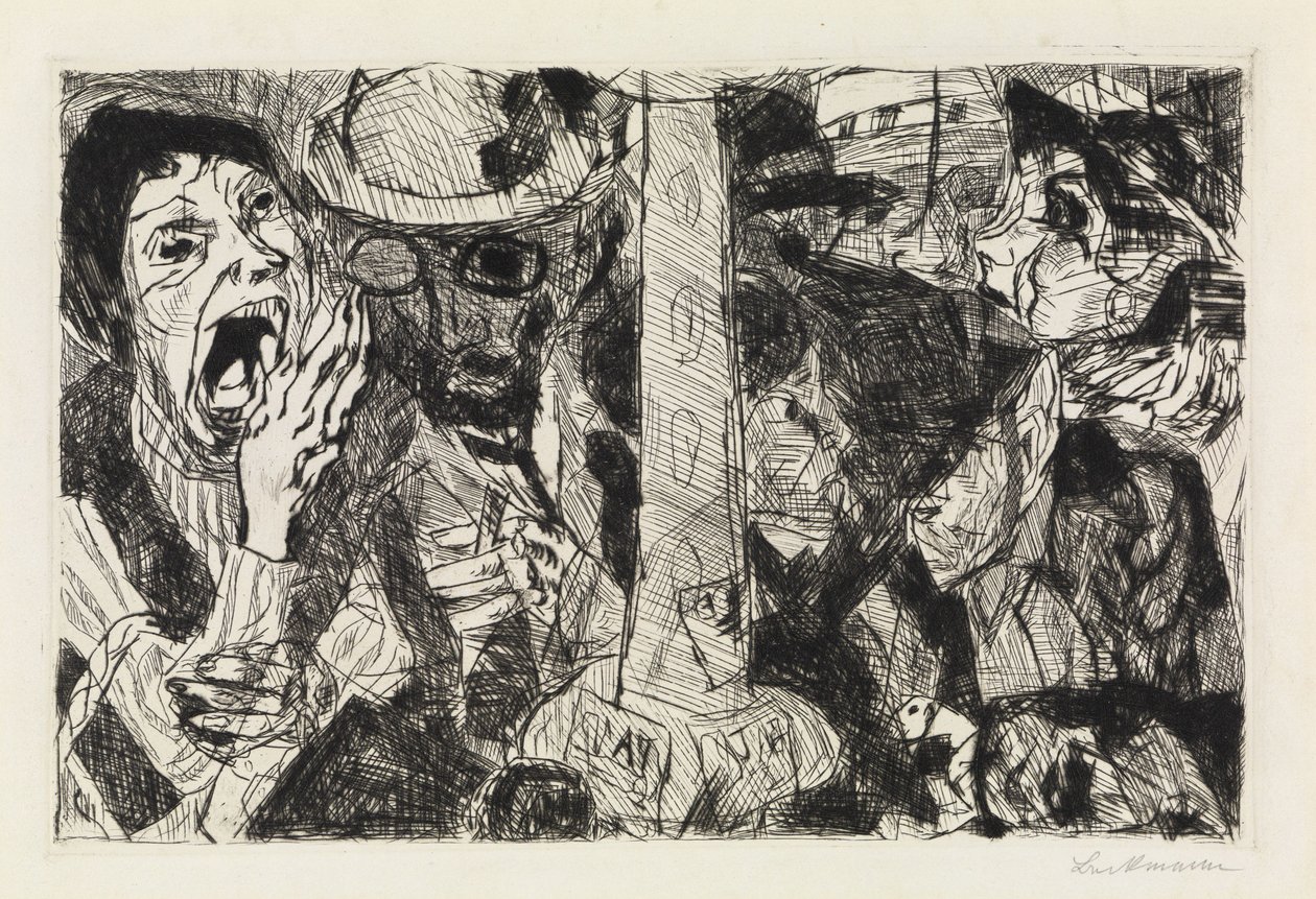 Street II by Max Beckmann