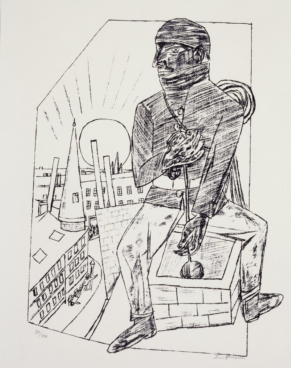 The Chimney Sweep by Max Beckmann