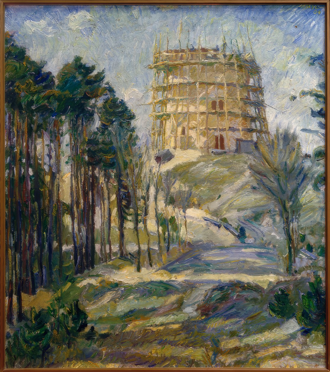 Water Tower in Hermsdorf by Max Beckmann