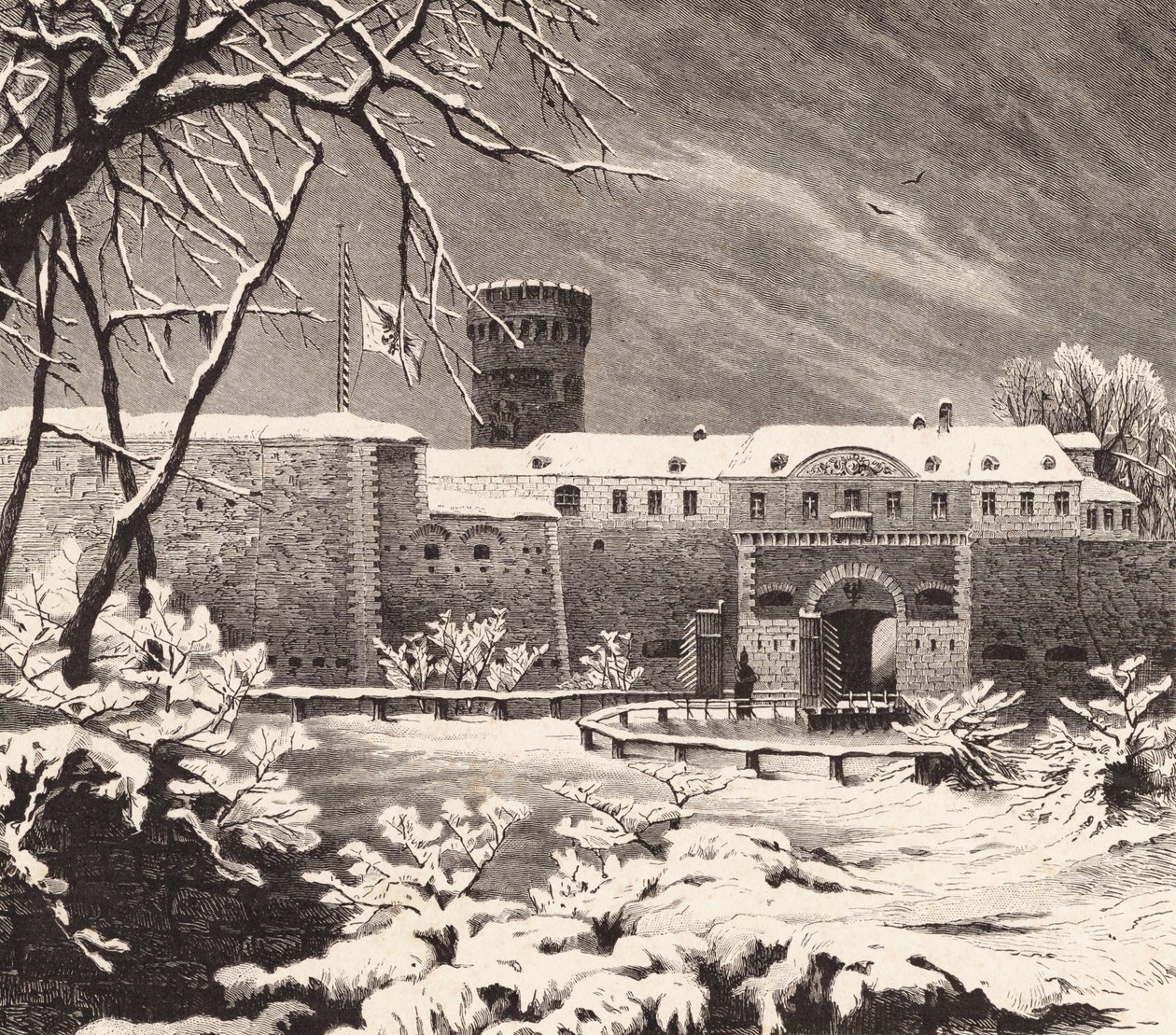 Spandau Citadel and the Juliusturm, Berlin by Max Henze-Dassau