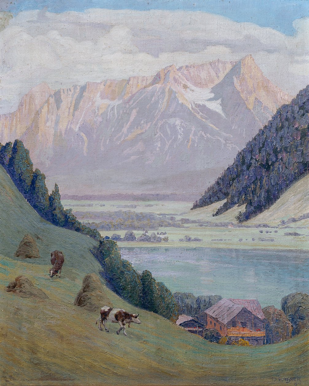 Mountain Lake by Max Kahrer