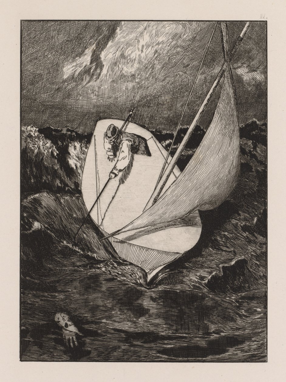 A Glove: The Rescue, 1880 by Max Klinger