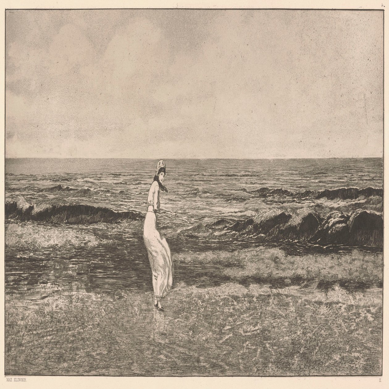 By the Sea by Max Klinger