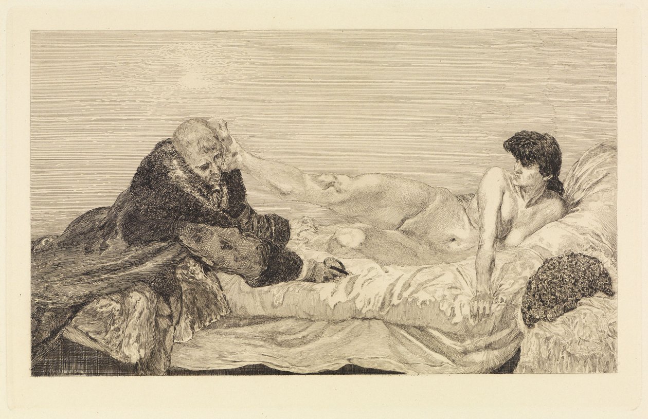 Offer (A Life, Opus VIII, Sheet 6) by Max Klinger