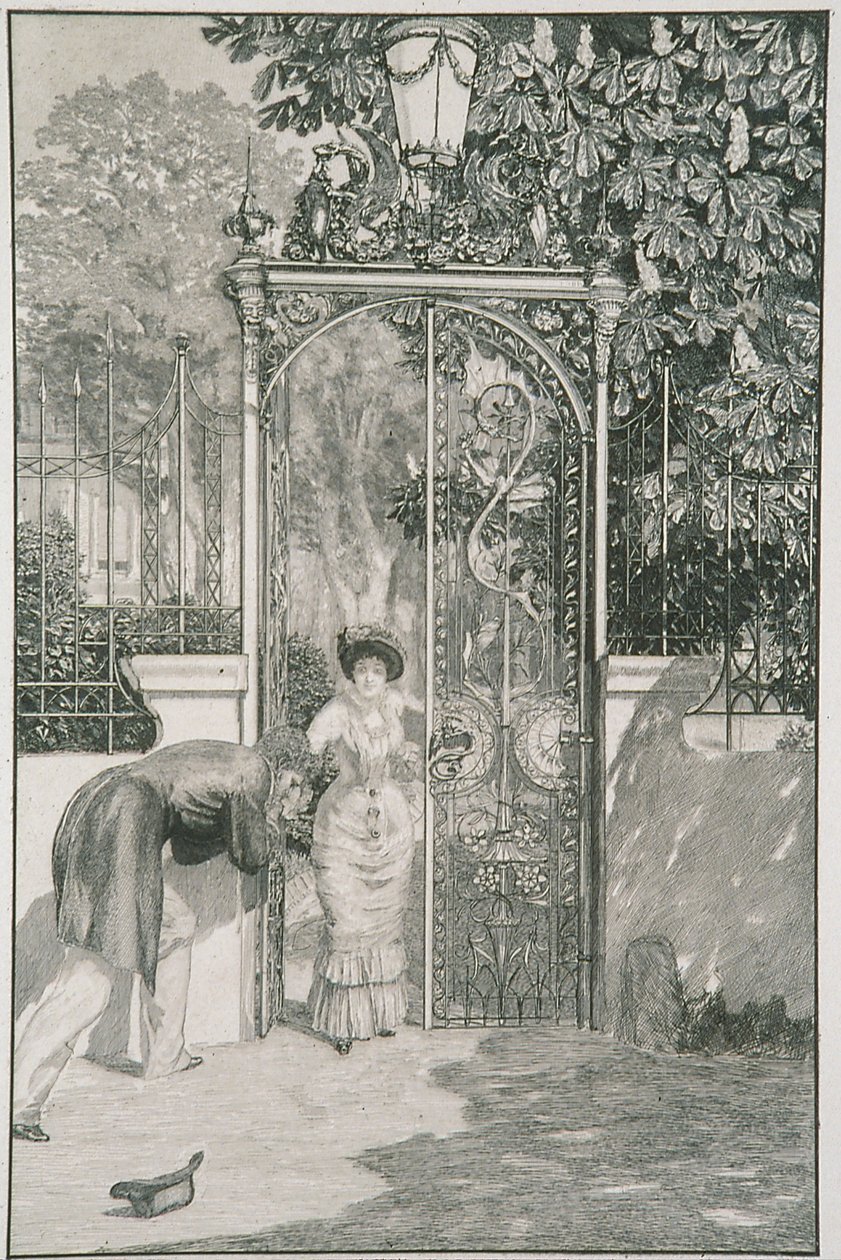 At the Gate, Plate 3 from the Series 